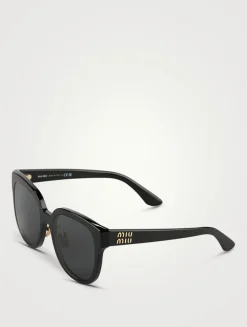 Square Logo Sunglasses
