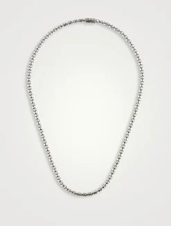 Sterling Silver Dot Necklace