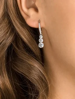 Stilla Attract Crystal Hoop Earrings