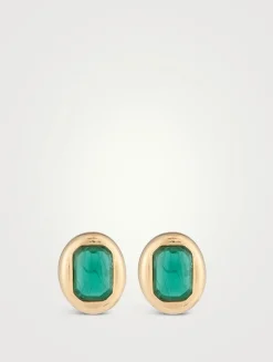 Stone Clip-On Earrings