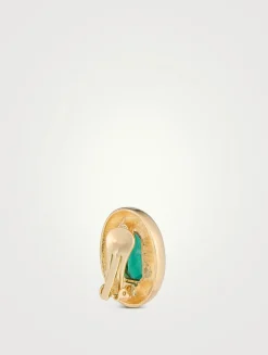 Stone Clip-On Earrings