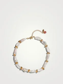 Stones And Pearls Necklace