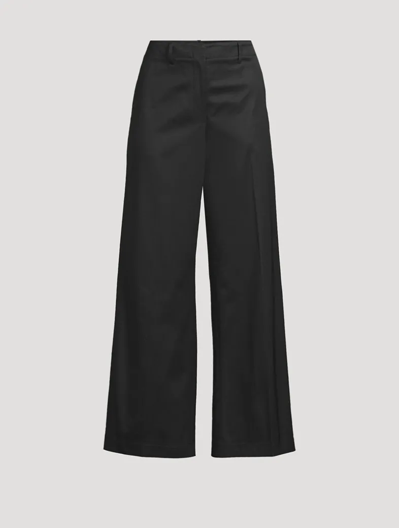 Straight-Leg Chino Trousers