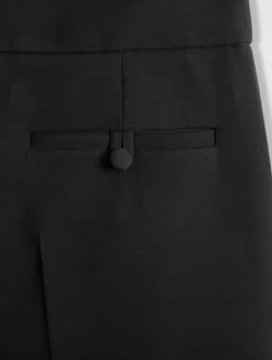 Straight-Leg Cotton Trousers
