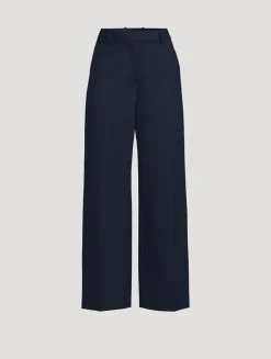 Straight-Leg Trousers