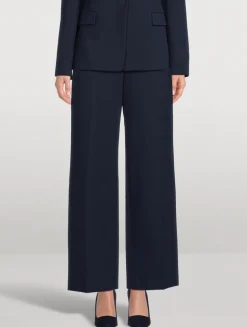 Straight-Leg Trousers