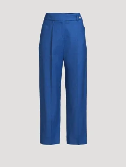 Straight-Leg Trousers