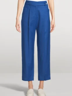 Straight-Leg Trousers
