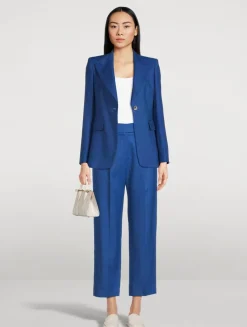 Straight-Leg Trousers