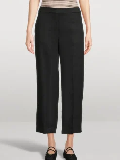 Straight-Leg Trousers