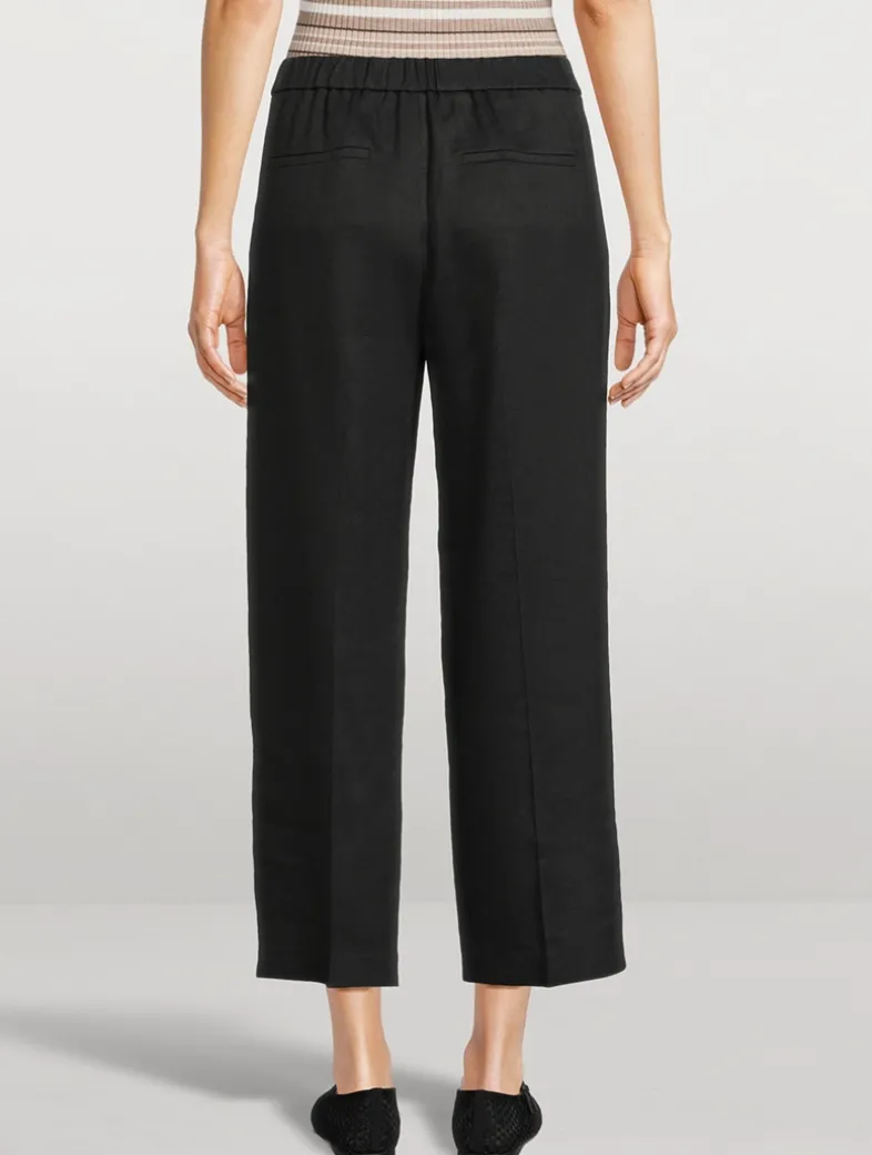 Straight-Leg Trousers