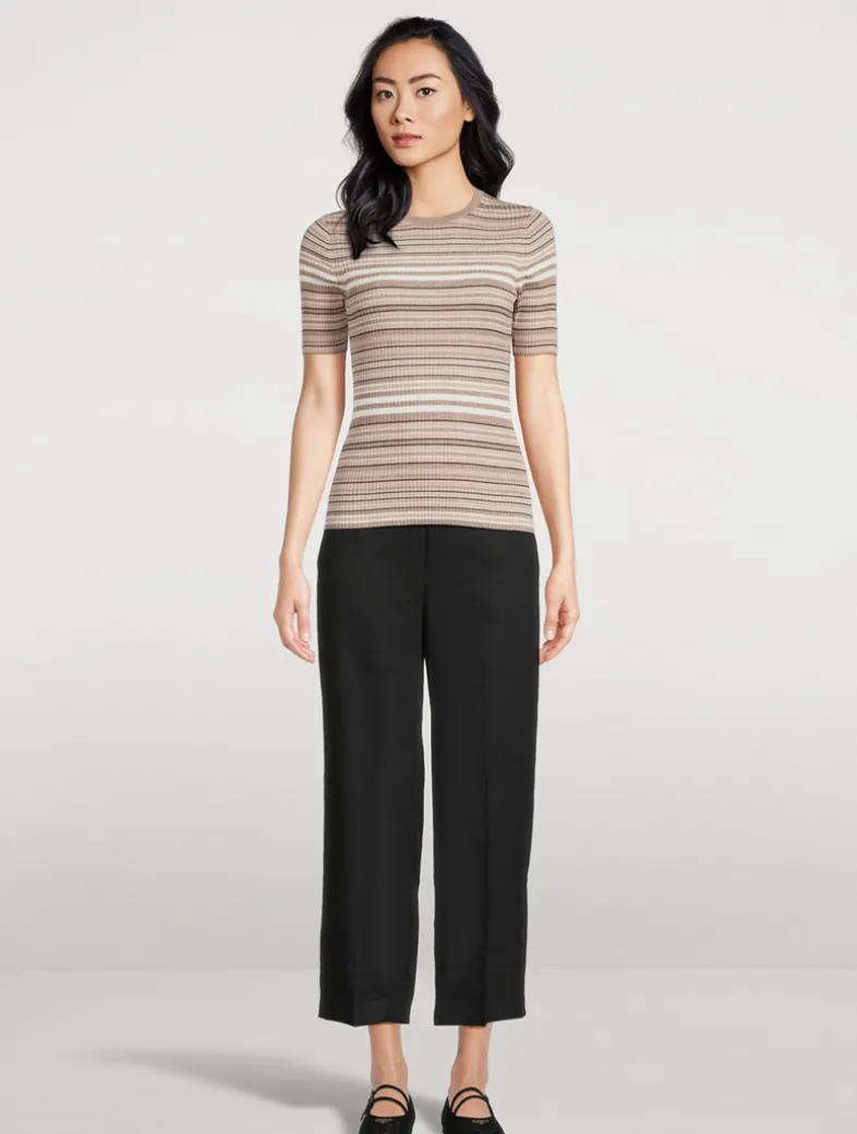 Straight-Leg Trousers