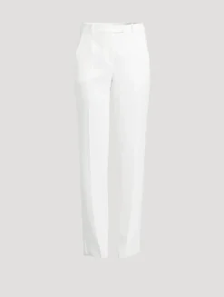 Straight-Leg Trousers