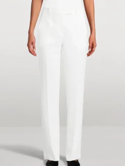Straight-Leg Trousers