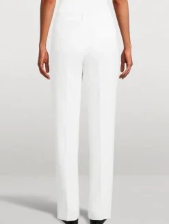 Straight-Leg Trousers