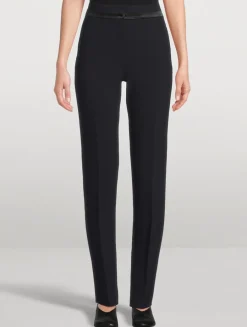 Straight-Leg Trousers