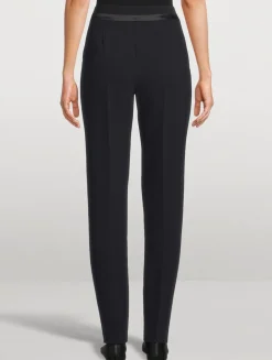 Straight-Leg Trousers