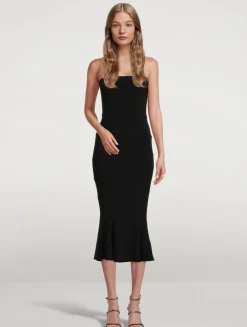 Strapless Fishtail Dress