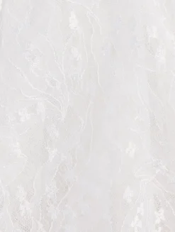 Strapless Lace Blouse With Cape