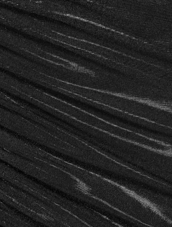 Strapless Shirred Midi Dress