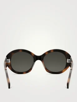 Strass Round Sunglasses