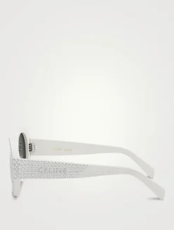 Strass Round Sunglasses