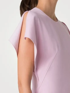 Stretch Denim Midi Dress