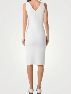 Stretch Knit Midi Dress