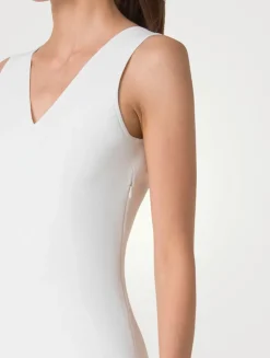 Stretch Knit Midi Dress