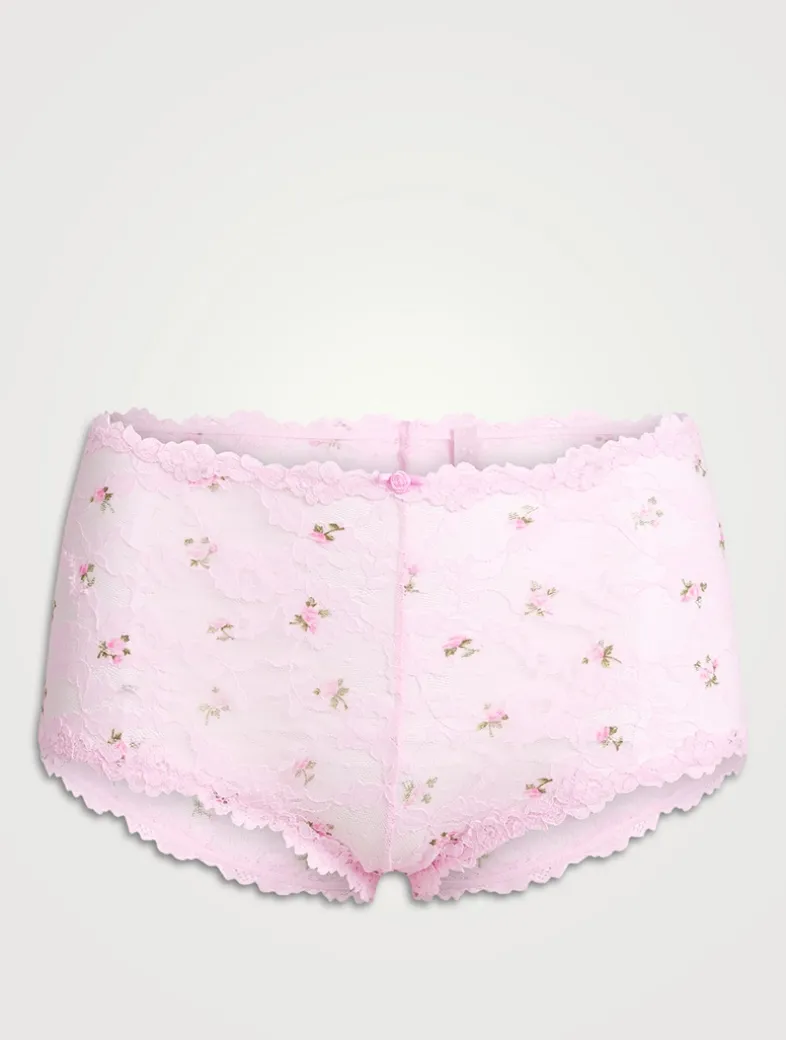 Stretch Lace Boy Short