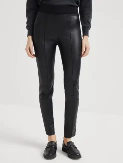 Stretch Nappa Leggings