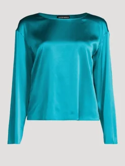 Stretch Silk Blouse