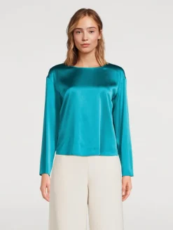 Stretch Silk Blouse