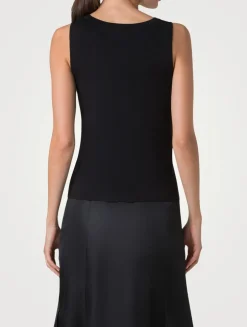 Stretch Silk Sleeveless Top