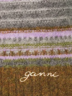 Stripe Jacquard Sweater Vest