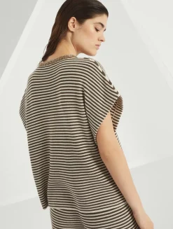 Striped Cotton T-shirt