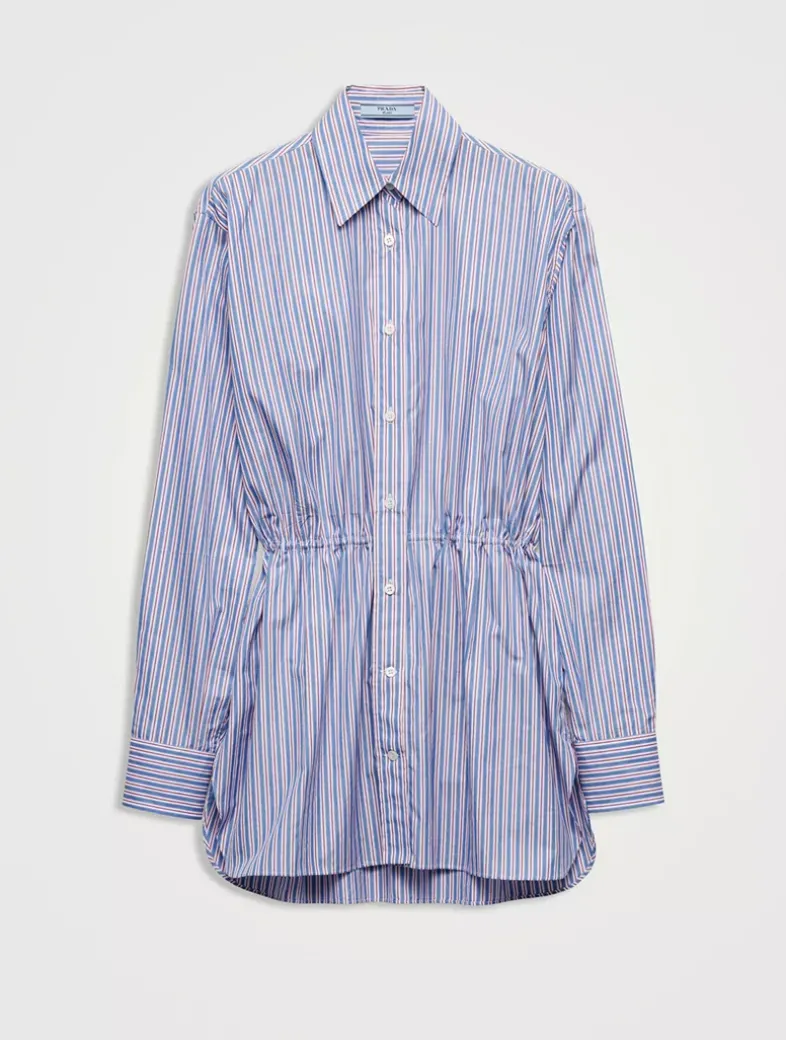 Striped Poplin Shirt