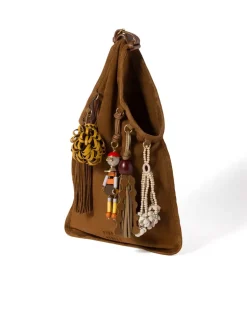 Suede Bag With Trick