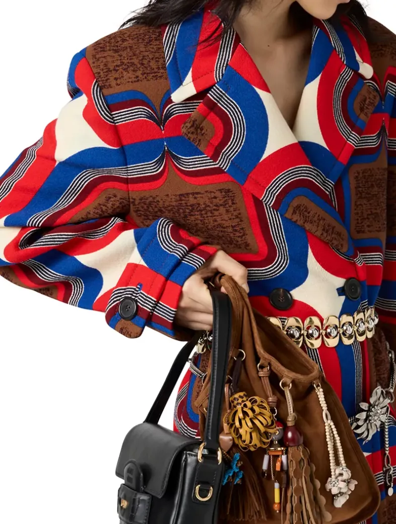 Suede Bag With Trick