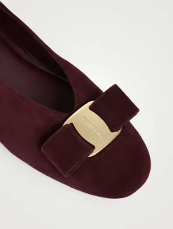 Suede Ballet Flats