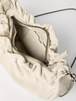 Suede Brioche Hobo Bag