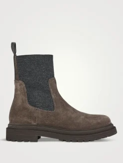 Suede Chelsea Boots
