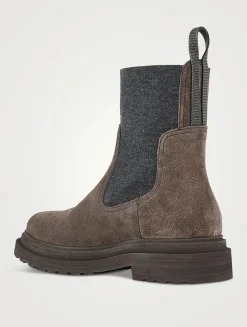Suede Chelsea Boots