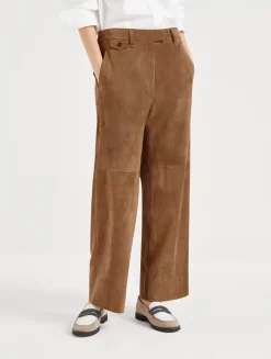 Suede Chino Trousers
