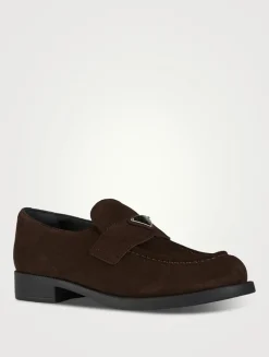 Suede Loafers
