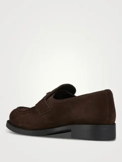 Suede Loafers