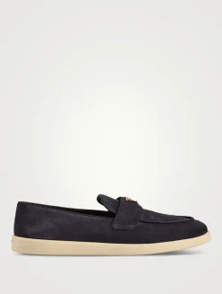 Suede Loafers