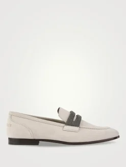 Suede Loafers