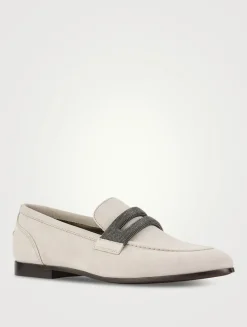 Suede Loafers