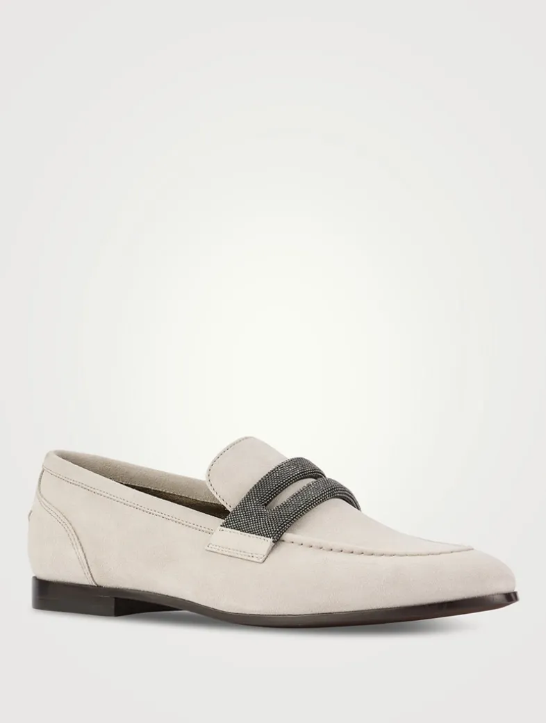 Suede Loafers